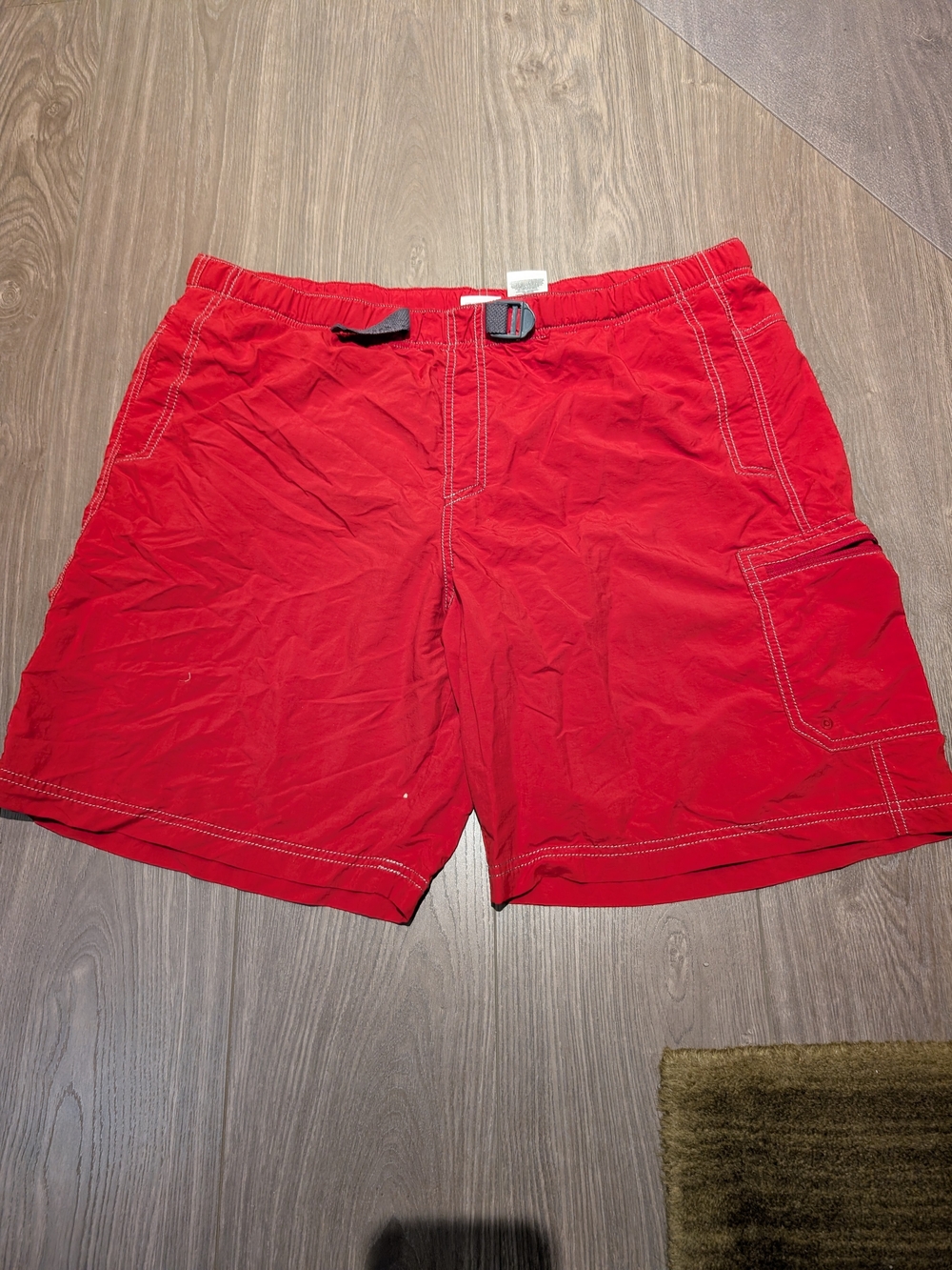 Men's Red Swim Trunks